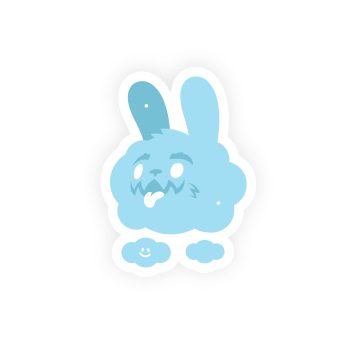 Cloudy Cloud Sticker