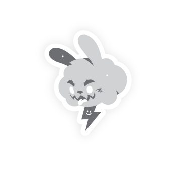 Thunder Cloud Sticker