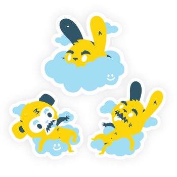 Cloud Buddies Sticker Pack